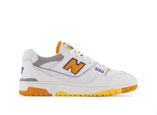 NEW BALANCE 550WHITE VIBRANT ORANGE