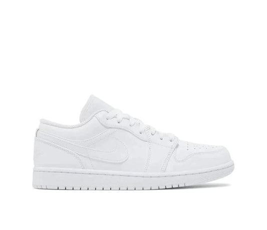 JORDAN 1 LOW TRIPLE WHITE